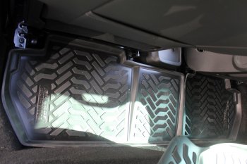 1 599 р. Комплект ковриков в салон (MULTISPACE) Aileron 4 шт. (полиуретан) CITROEN Berlingo B9 дорестайлинг (2008-2016)  с доставкой в г. Воронеж. Увеличить фотографию 3