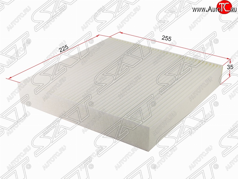 247 р. Фильтр салонный SAT (255х225х35 mm)  CITROEN Berlingo  M59 (2002-2012), CITROEN Xsara ( N0,  N1) (1997-2005), Peugeot Partner  M49/M59 (1997-2008)  с доставкой в г. Воронеж