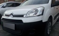 2 759 р. Сетка на бампер (рестайлинг) Russtal (черная) CITROEN Berlingo B9 дорестайлинг (2008-2016)  с доставкой в г. Воронеж. Увеличить фотографию 2
