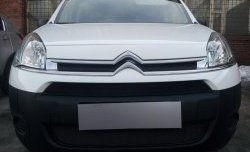 2 759 р. Сетка на бампер (рестайлинг) Russtal (черная) CITROEN Berlingo B9 дорестайлинг (2008-2016)  с доставкой в г. Воронеж. Увеличить фотографию 5