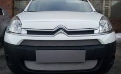 2 879 р. Сетка на бампер (рестайлинг) Russtal (хром) CITROEN Berlingo B9 дорестайлинг (2008-2016)  с доставкой в г. Воронеж. Увеличить фотографию 4