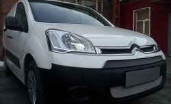 2 879 р. Сетка на бампер (рестайлинг) Russtal (хром) CITROEN Berlingo B9 дорестайлинг (2008-2016)  с доставкой в г. Воронеж. Увеличить фотографию 5