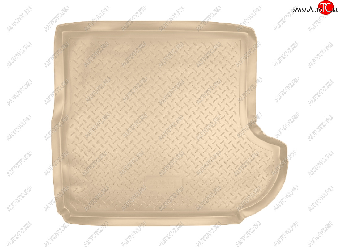 2 159 р. Коврик багажника Norplast Unidec (с сабвуфером)  CITROEN C-crosser (2007-2012), Mitsubishi Outlander  XL (2005-2013), Peugeot 4007 (2007-2012) (Цвет: бежевый)  с доставкой в г. Воронеж
