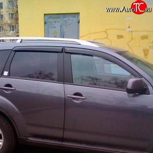 999 р. Комплект дефлекторов окон (ветровиков) 4 шт. Russtal CITROEN C-crosser (2007-2012)  с доставкой в г. Воронеж