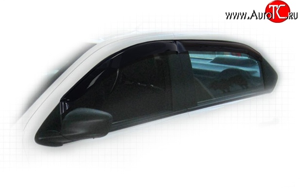 979 р. Дефлекторы окон (ветровики) Novline 4 шт. (седан) CITROEN C-elysee дорестайлинг (2012-2017)  с доставкой в г. Воронеж