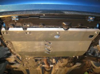 Защита картера двигателя и КПП Alfeco CITROEN C3 Picasso ( дорестайлинг,  рестайлинг) (2008-2017) (Сталь 2 мм)