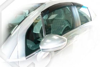 Дефлектора окон CA-Plastic CITROEN C3  дорестайлинг (2009-2015) (Classic полупрозрачный)