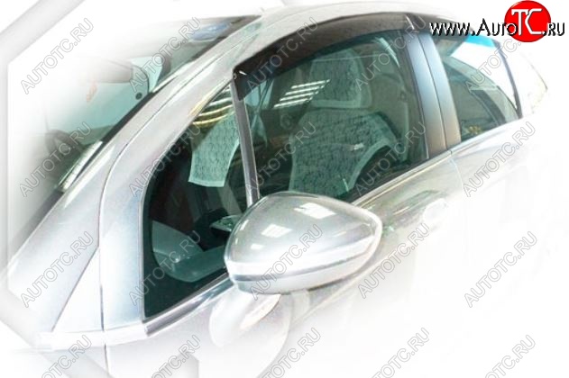 1 899 р. Дефлектора окон CA-Plastic  CITROEN C3  дорестайлинг (2009-2015) (Classic полупрозрачный)  с доставкой в г. Воронеж