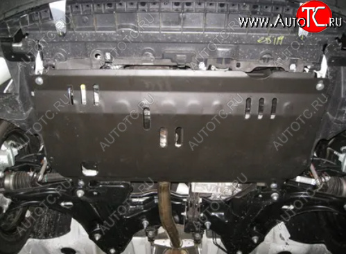 7 199 р. Защита картера двигателя и КПП Alfeco  CITROEN C3  дорестайлинг (2009-2015) (Алюминий 3 мм)  с доставкой в г. Воронеж
