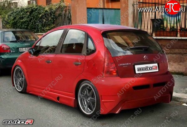 25 899 р. Задний бампер Auto-R CITROEN C3 FC/FN хэтчбэк (2002-2009)  с доставкой в г. Воронеж