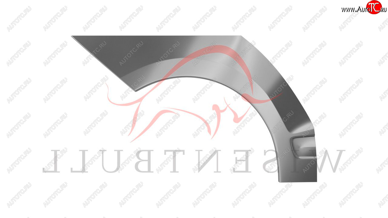 2 189 р. Задняя правая ремонтная арка (внешняя) Wisentbull  CITROEN C4 (2004-2011)  дорестайлинг, хэтчбэк 3 дв.,  рестайлинг, хэтчбэк 3 дв.  с доставкой в г. Воронеж