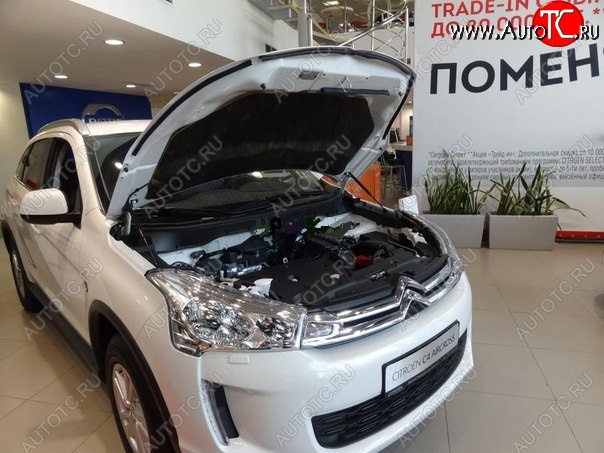 1 699 р. Упоры капота Russtal CITROEN C4 aircross (2012-2017)  с доставкой в г. Воронеж