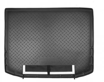 Коврик багажника Norplast Unidec CITROEN C4 aircross (2012-2017), Mitsubishi ASX (2010-2025), Peugeot 4008 (2012-2025) (Цвет: черный, с погрузочным ковриком (фартуком))