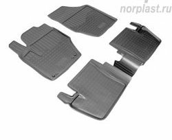 2 479 р. Комплект ковриков в салон Norplast Unidec  CITROEN C4  B7 (2013-2022), Peugeot 408 (2015-2022) (Цвет: черный)  с доставкой в г. Воронеж. Увеличить фотографию 1