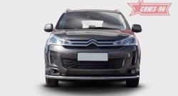 17 639 р. Защита переднего бампера одинарная Souz-96 Premium (d60) CITROEN C4 aircross (2012-2017)  с доставкой в г. Воронеж. Увеличить фотографию 2