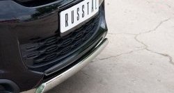 12 999 р. Защита переднего бампера (Ø75х42 мм, нержавейка) Russtal CITROEN C4 aircross (2012-2017)  с доставкой в г. Воронеж. Увеличить фотографию 3