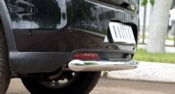 14 799 р. Одинарная защита заднего бампера из трубы диаметром 63 мм SLITKOFF  CITROEN C4 aircross (2012-2017)  с доставкой в г. Воронеж. Увеличить фотографию 3