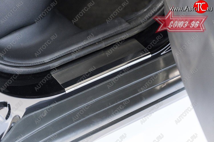2 519 р. Накладки на внутренние пороги Souz-96 CITROEN C4 aircross (2012-2017)  с доставкой в г. Воронеж