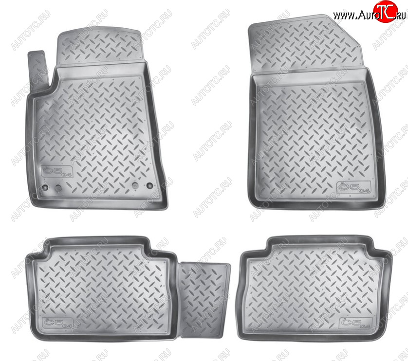 2 139 р. Комплект ковриков в салон Norplast Unidec  CITROEN C5 ( X40,DC,  X40,DE,  X40,RC,  X40,RE) (2000-2008) лифтбэк дорестайлинг, универсал дорестайлинг, лифтбэк рестайлинг, универсал рестайлинг (Цвет: черный)  с доставкой в г. Воронеж