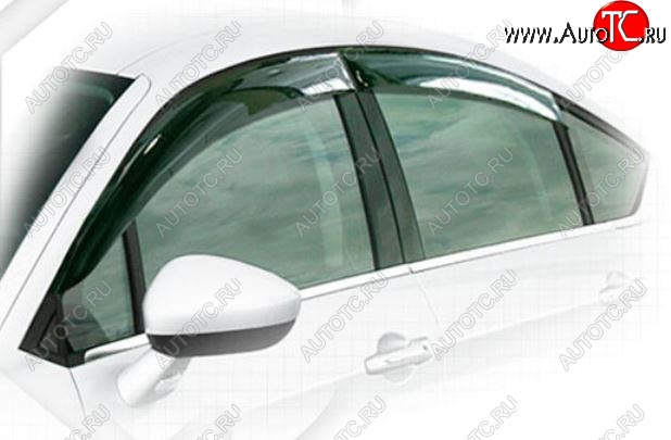 1 999 р. Дефлектора окон CA-Plastiс  CITROEN C5  RD (2008-2021) дорестайлинг, седан, рестайлинг, седан (Classic полупрозрачный)  с доставкой в г. Воронеж