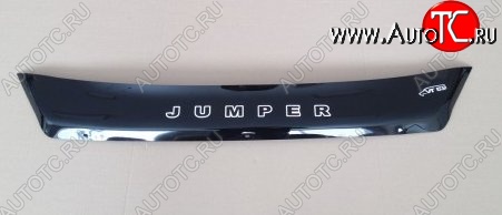 999 р. Дефлектор капота (короткий) Russtal CITROEN Jumper 290 рестайлинг (2014-2022)  с доставкой в г. Воронеж