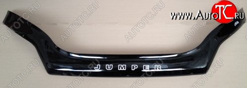 999 р. Дефлектор капота (с заходом на фары) Russtal CITROEN Jumper 290 рестайлинг (2014-2022)  с доставкой в г. Воронеж