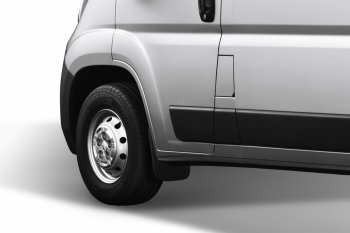 4 799 р. Брызговики Frosch (optimum)  CITROEN Jumper  250 (2006-2014), Peugeot Boxer  250 (2006-2014) (Передние (с расширителями арок и подкрылками, в коробке))  с доставкой в г. Воронеж. Увеличить фотографию 2