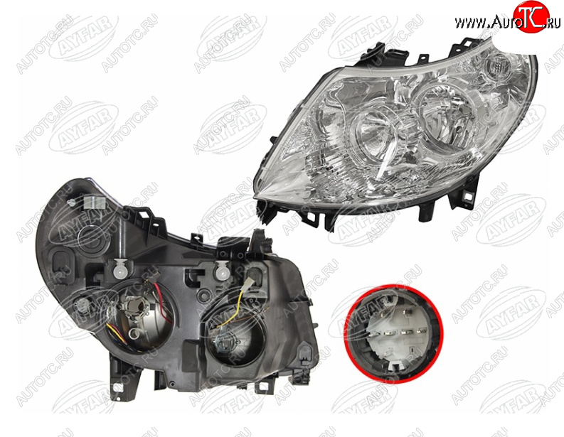 12 499 р. Левая фара (c электрокорректором, 7 контактов) AYFAR  CITROEN Jumper  250 (2006-2014), Fiat Ducato  250 (2006-2014), Peugeot Boxer  250 (2006-2014)  с доставкой в г. Воронеж