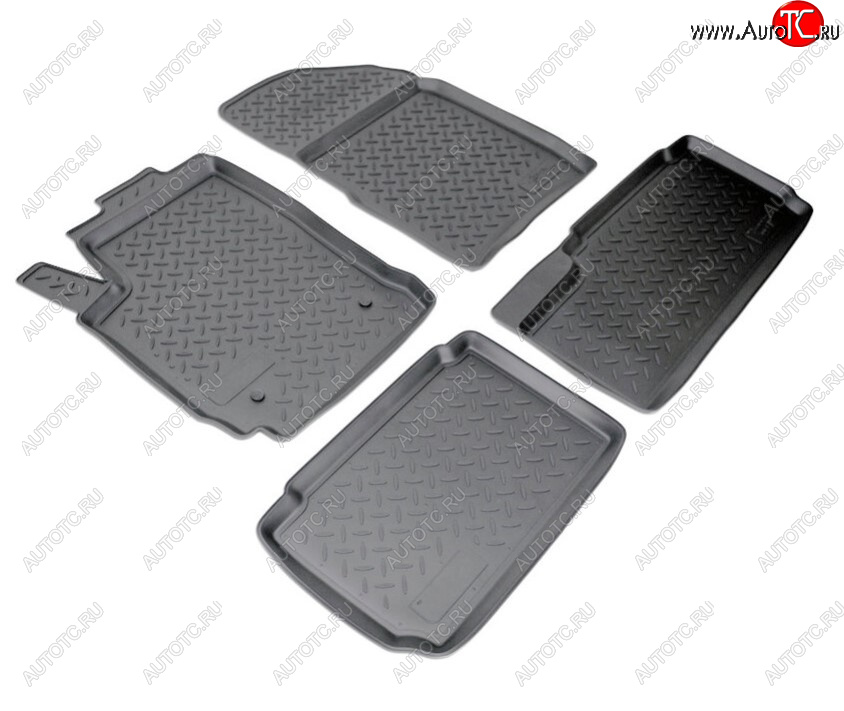 2 139 р. Комплект ковриков в салон Norplast CITROEN Xsara picasso (1999-2012) (Цвет: черный)  с доставкой в г. Воронеж
