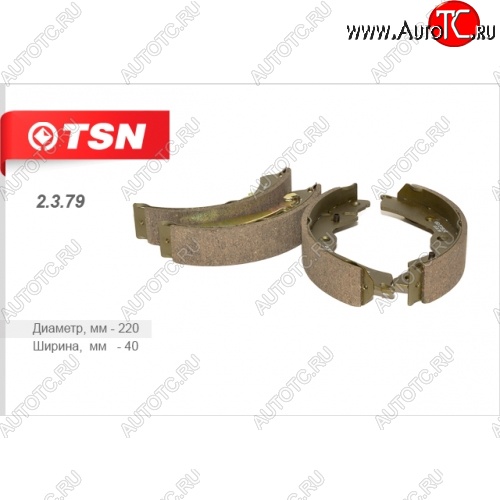 719 р. Колодки барабанного тормоза TSN Daewoo Damas (1991-2004)  с доставкой в г. Воронеж
