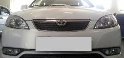 1 469 р. Сетка на бампер Russtal (черная) Daewoo Gentra KLAS седан (2012-2016)  с доставкой в г. Воронеж. Увеличить фотографию 3