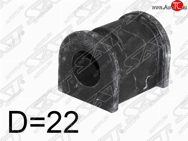 157 р. Резиновая втулка переднего стабилизатора SAT (D=22)  Daewoo Matiz  M100 (1998-2000) дорестайлинг  с доставкой в г. Воронеж