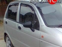 Дефлекторы окон (ветровики) Novline 4 шт Daewoo Matiz M100 дорестайлинг (1998-2000)