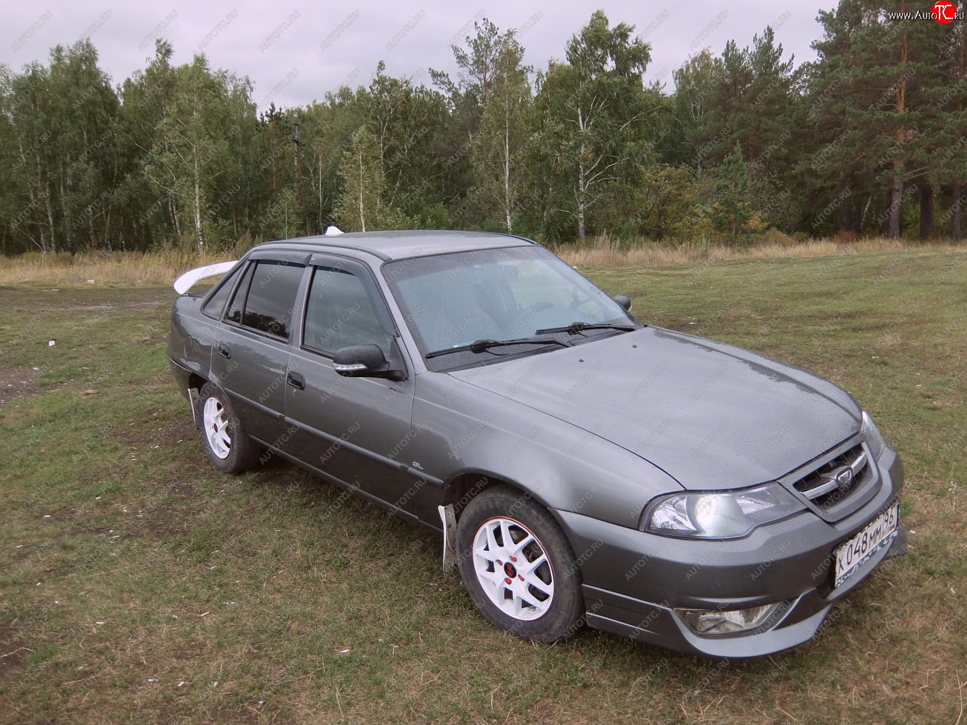 3 649 р. Накладка переднего бампера Sport Daewoo Nexia рестайлинг (2008-2015) (Неокрашенная)  с доставкой в г. Воронеж