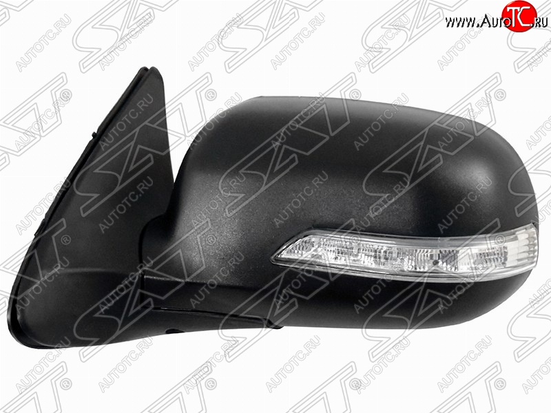 3 199 р. Левое боковое зеркало заднего вида SAT (поворотник, 2 контакта) Daewoo Nexia дорестайлинг (1995-2008) (Неокрашенное)  с доставкой в г. Воронеж