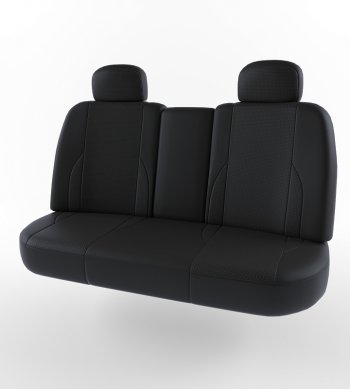 6 549 р. Чехлы для сидений Lord Autofashion Вегас (экокожа)  Daewoo Nexia  дорестайлинг (1995-2008) (Черный, вставка черная)  с доставкой в г. Воронеж. Увеличить фотографию 2