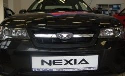 1 339 р. Сетка на бампер Russtal (черная) Daewoo Nexia рестайлинг (2008-2015)  с доставкой в г. Воронеж. Увеличить фотографию 6