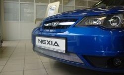 1 389 р. Сетка на бампер Russtal (хром) Daewoo Nexia рестайлинг (2008-2015)  с доставкой в г. Воронеж. Увеличить фотографию 7