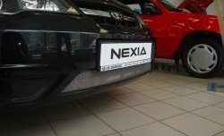 1 389 р. Сетка на бампер Russtal (хром) Daewoo Nexia рестайлинг (2008-2015)  с доставкой в г. Воронеж. Увеличить фотографию 10