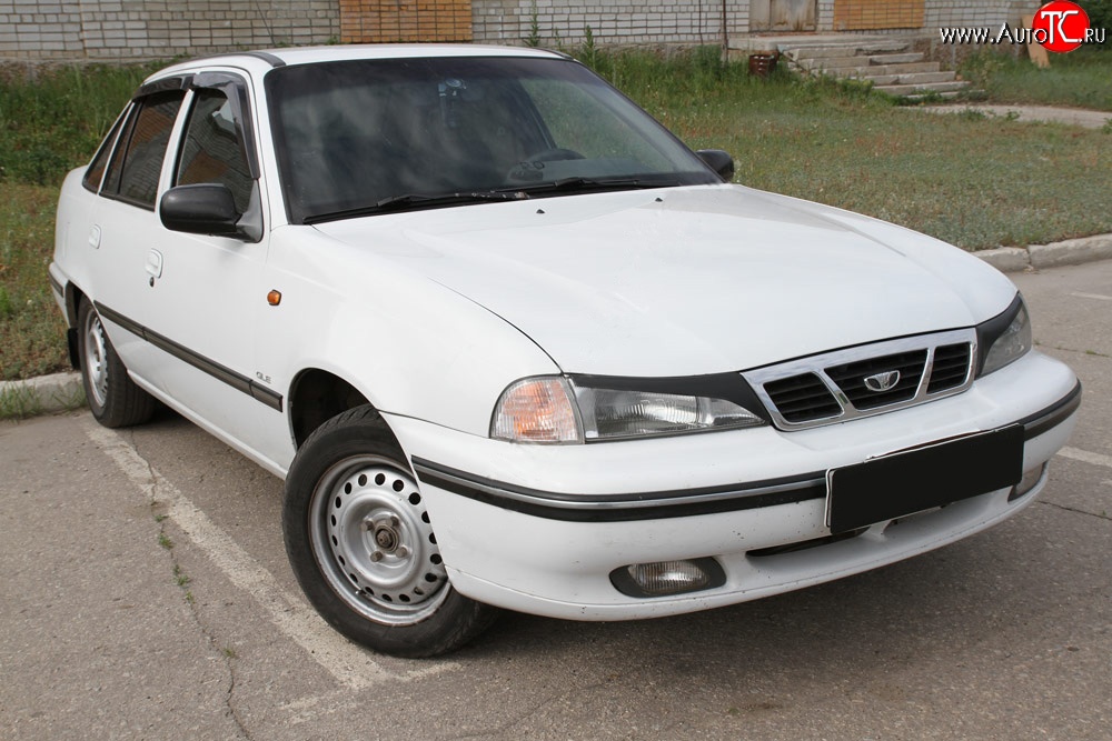 949 р. Реснички RA на фары Daewoo Nexia дорестайлинг (1995-2008) (Неокрашенные)  с доставкой в г. Воронеж