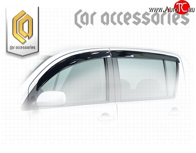 2 199 р. Дефлектора окон (M600S, M601S, M610S) CA-Plastiс Daihatsu Boon Luminas M500 минивэн (2008-2012) (Classic полупрозрачный)  с доставкой в г. Воронеж