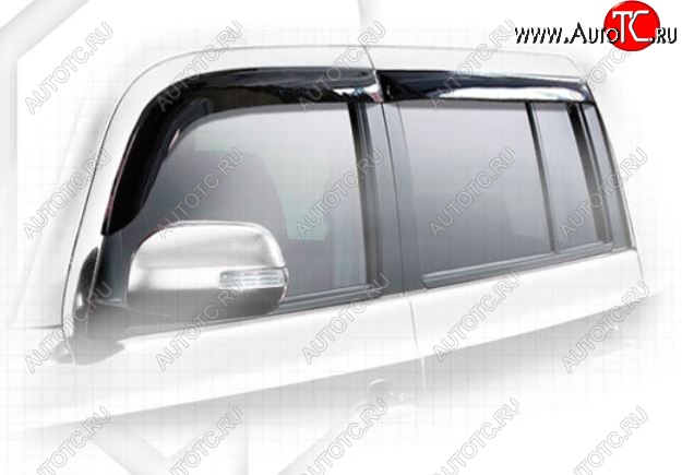 1 999 р. Дефлектора окон (M401S, M402S, M411S) CA-Plastiс Daihatsu Coo (2005-2012) (Classic полупрозрачный, Без хром.молдинга)  с доставкой в г. Воронеж