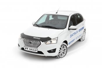 6 479 р. Накладка на решетку радиатора Petroil Tuning Datsun mi-DO хэтчбэк (2014-2021) (Нержавейка)  с доставкой в г. Воронеж. Увеличить фотографию 2
