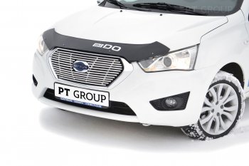 6 479 р. Накладка на решетку радиатора Petroil Tuning Datsun mi-DO хэтчбэк (2014-2021) (Нержавейка)  с доставкой в г. Воронеж. Увеличить фотографию 4