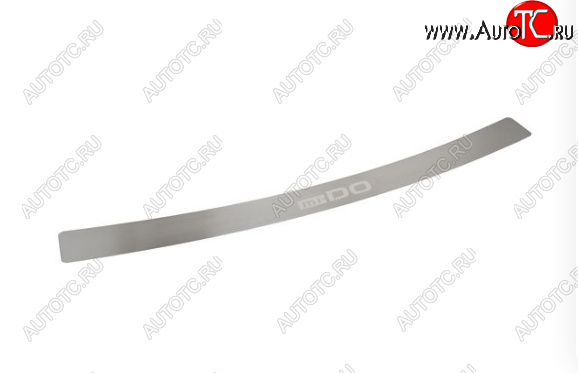 249 р. Накладка защитная на задний бампер Arbori Datsun mi-DO хэтчбэк (2014-2021)  с доставкой в г. Воронеж