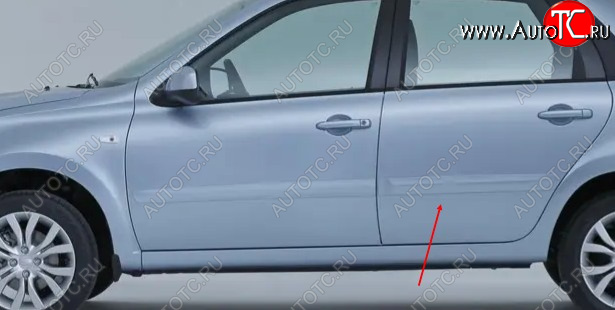 2 049 р. Молдинг задней левой двери Original Datsun on-DO седан дорестайлинг (2014-2019) (неокрашенный)  с доставкой в г. Воронеж