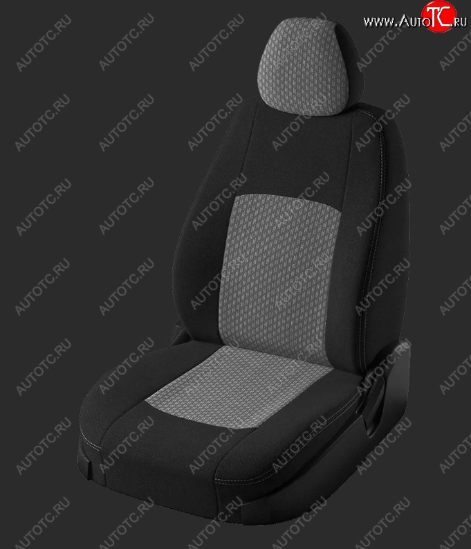 7 399 р. Чехлы для сидений Lord Autofashion Турин (жаккард, спинка и сиденье 60/40, 3 Г-образных подголовника)  Datsun on-DO (2014-2019) седан дорестайлинг (Черный, вставка жаккард Чёрный Люкс-94)  с доставкой в г. Воронеж