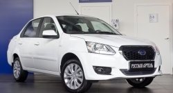 1 799 р. Защитная сетка решетки переднего бампера РА  Datsun on-DO (2014-2019) седан дорестайлинг  с доставкой в г. Воронеж. Увеличить фотографию 2