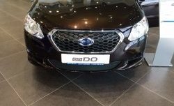 1 469 р. Сетка на бампер Russtal (черная) Datsun on-DO седан дорестайлинг (2014-2019)  с доставкой в г. Воронеж. Увеличить фотографию 2