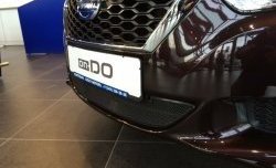 1 469 р. Сетка на бампер Russtal (черная) Datsun on-DO седан дорестайлинг (2014-2019)  с доставкой в г. Воронеж. Увеличить фотографию 5